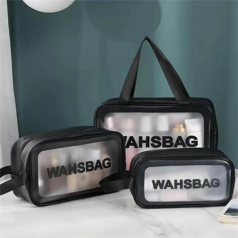 Necessaire Maquiagem Transparente Washbag A Prova De Água Para Viagens