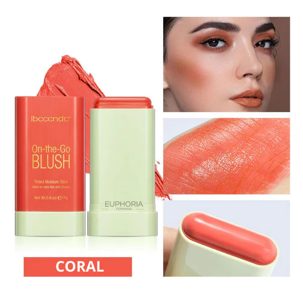 Blush em Bastão, Blush Stick Hidratante À Prova D'Água